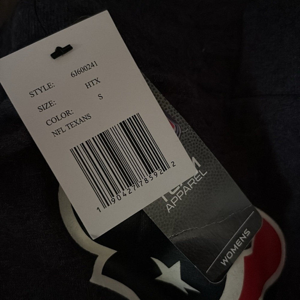 Women's Houston Texans G-Ill 4Her by Carl Banks Navy Scrimmage Fleece Pants - Picture 4 of 4